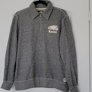 Roots pullover 3/4 zip sweater